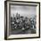 Overview Picture Looking at the Brooklyn Bridge to Manhattan-Dmitri Kessel-Framed Photographic Print