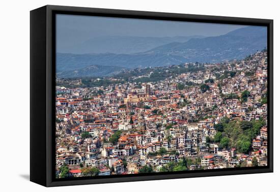 Overview, Taxco, Guerrero, Mexico, North America-Richard Maschmeyer-Framed Premier Image Canvas