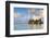 Overwater Bungalows of Intercontinental Mo'Orea Resort, Hauru Point, Moorea-Ian Trower-Framed Photographic Print