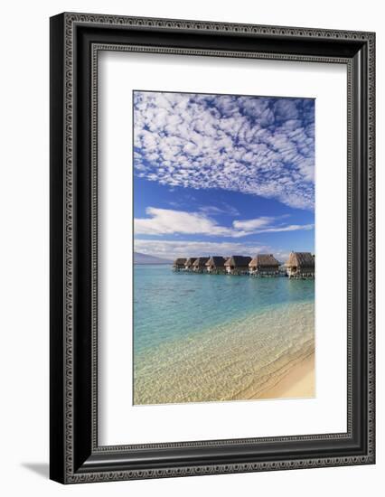 Overwater Bungalows of Sofitel Hotel, Moorea, Society Islands, French Polynesia (Pr)-Ian Trower-Framed Photographic Print