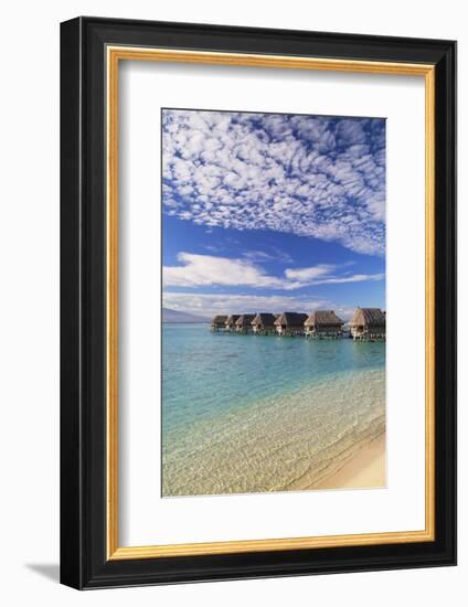 Overwater Bungalows of Sofitel Hotel, Moorea, Society Islands, French Polynesia (Pr)-Ian Trower-Framed Photographic Print