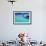 Overwater Spa in Blue Lagoon around Tropical Island-Martin Valigursky-Framed Photographic Print displayed on a wall