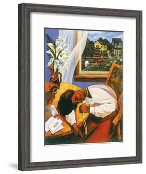 Overworked and Underpaid-Gigi Boldon-Framed Art Print