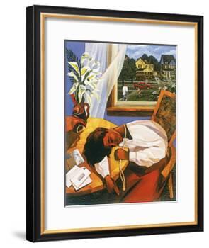 Overworked and Underpaid-Gigi Boldon-Framed Art Print