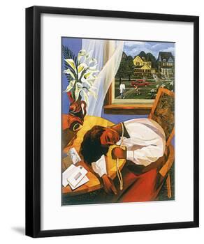 Overworked and Underpaid-Gigi Boldon-Framed Art Print