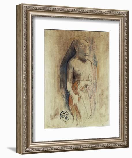 Oviri, 1894-Paul Gauguin-Framed Giclee Print