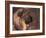 Owatcha Face Portrait (Malamute and Wolf Mix)-Adriano Bacchella-Framed Photographic Print