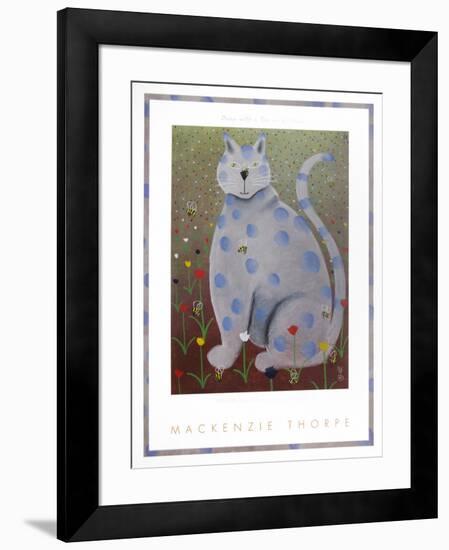 Owen with a Bee on His Nose-Mackenzie Thorpe-Framed Art Print