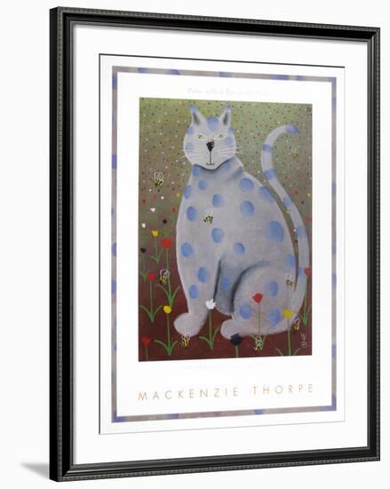 Owen with a Bee on His Nose-Mackenzie Thorpe-Framed Art Print