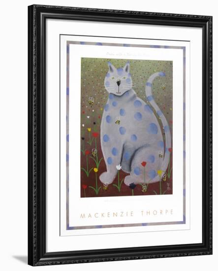 Owen with a Bee on His Nose-Mackenzie Thorpe-Framed Art Print