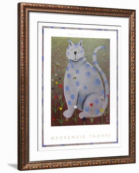 Owen with a Bee on His Nose-Mackenzie Thorpe-Framed Art Print