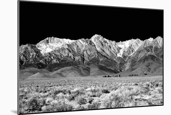 Owens Valley BW-Douglas Taylor-Mounted Photo