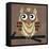 Owl 1-Erin Clark-Framed Premier Image Canvas