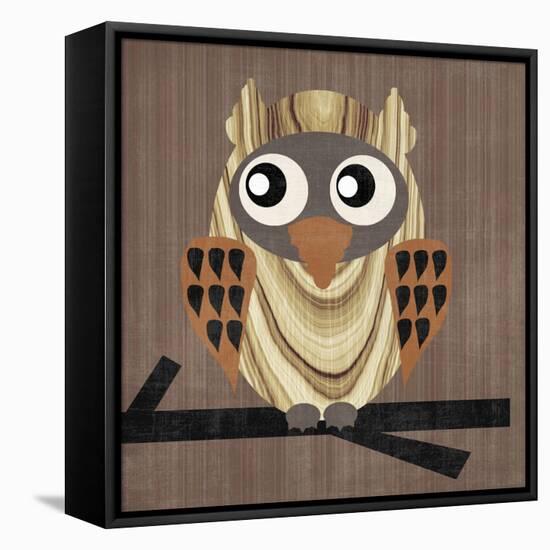 Owl 1-Erin Clark-Framed Premier Image Canvas