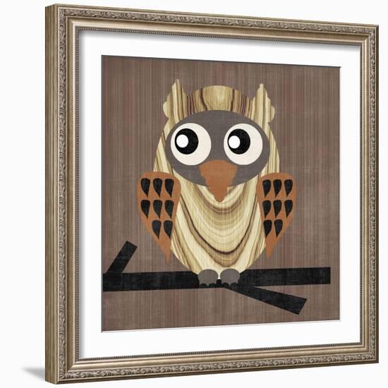 Owl 1-Erin Clark-Framed Giclee Print