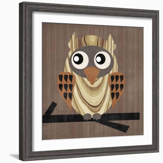 Owl 1-Erin Clark-Framed Giclee Print