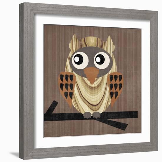 Owl 1-Erin Clark-Framed Giclee Print