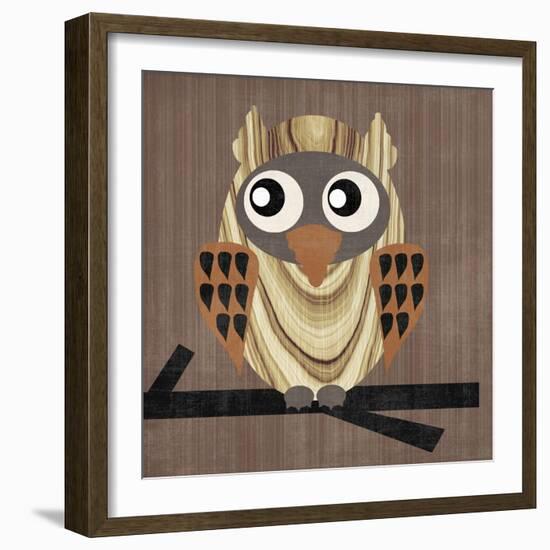 Owl 1-Erin Clark-Framed Giclee Print
