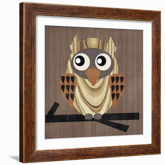 Owl 1-Erin Clark-Framed Giclee Print