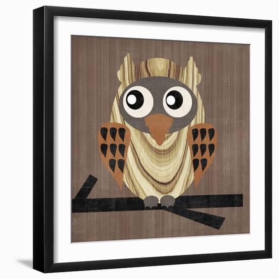 Owl 1-Erin Clark-Framed Giclee Print