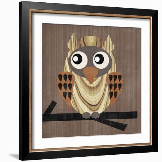 Owl 1-Erin Clark-Framed Giclee Print