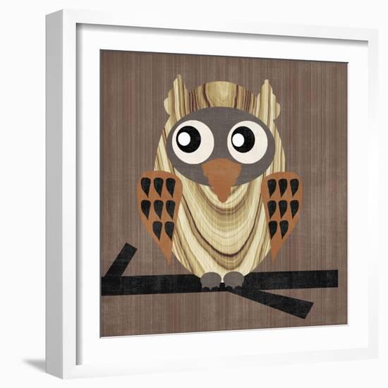 Owl 1-Erin Clark-Framed Giclee Print