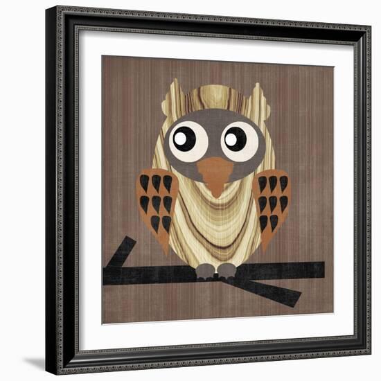 Owl 1-Erin Clark-Framed Giclee Print