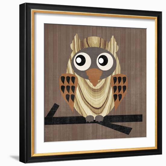 Owl 1-Erin Clark-Framed Giclee Print