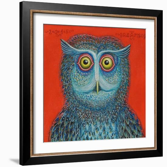 Owl, 2015-Tamas Galambos-Framed Giclee Print