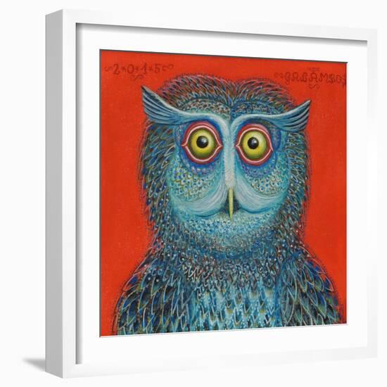 Owl, 2015-Tamas Galambos-Framed Giclee Print