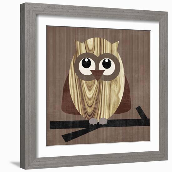 Owl 2-Erin Clark-Framed Giclee Print