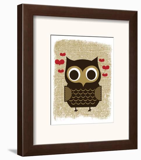 Owl Always Love You-Hero Design-Framed Art Print