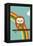 Owl and Rainbow-Dicky Bird-Framed Premier Image Canvas