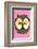 Owl - Animaru Cartoon Animal Print-Animaru-Framed Giclee Print