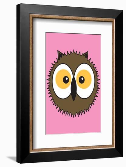 Owl - Animaru Cartoon Animal Print-Animaru-Framed Giclee Print