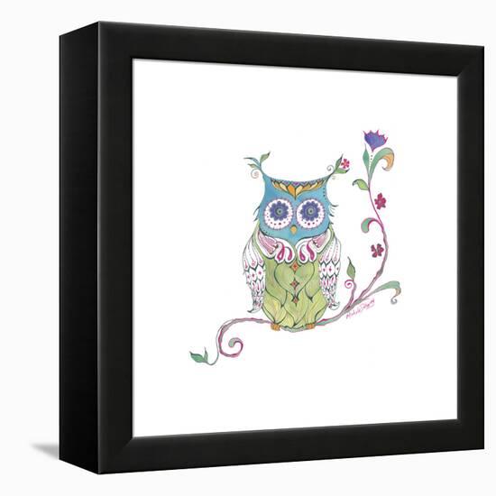 Owl Branch-null-Framed Premier Image Canvas