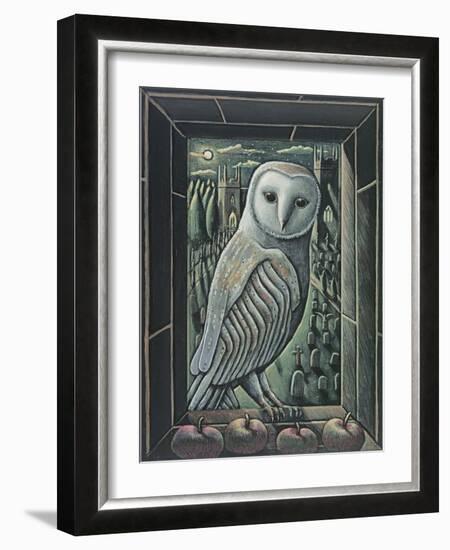 OWL BY MOONLIGHT, 2013-PJ Crook-Framed Giclee Print