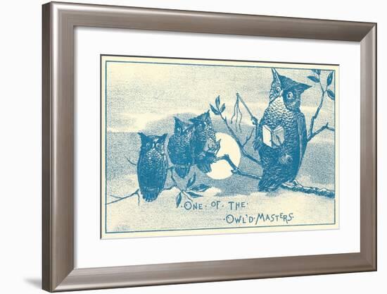 Owl'D Masters-null-Framed Art Print