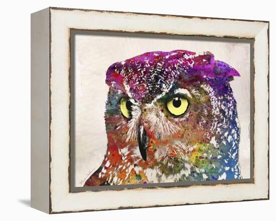 Owl Drawing-Mark Ashkenazi-Framed Premier Image Canvas