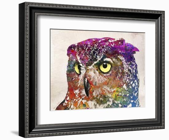 Owl Drawing-Mark Ashkenazi-Framed Giclee Print