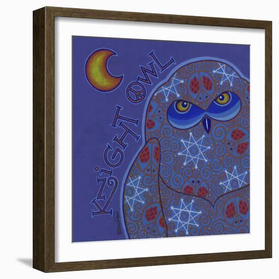 Owl I (Snowy Owl)-Denny Driver-Framed Giclee Print