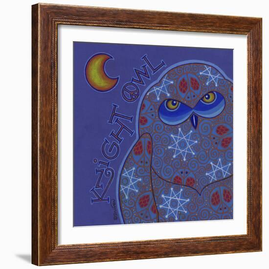 Owl I (Snowy Owl)-Denny Driver-Framed Giclee Print