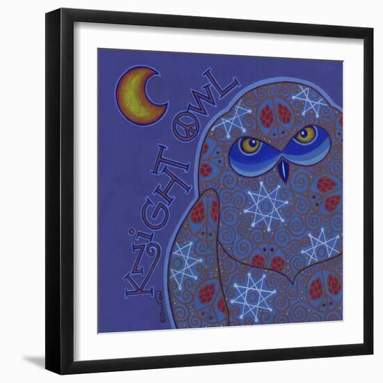 Owl I (Snowy Owl)-Denny Driver-Framed Giclee Print