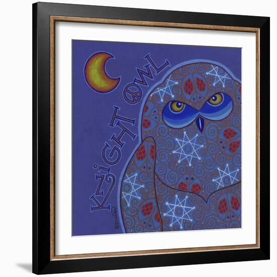 Owl I (Snowy Owl)-Denny Driver-Framed Giclee Print