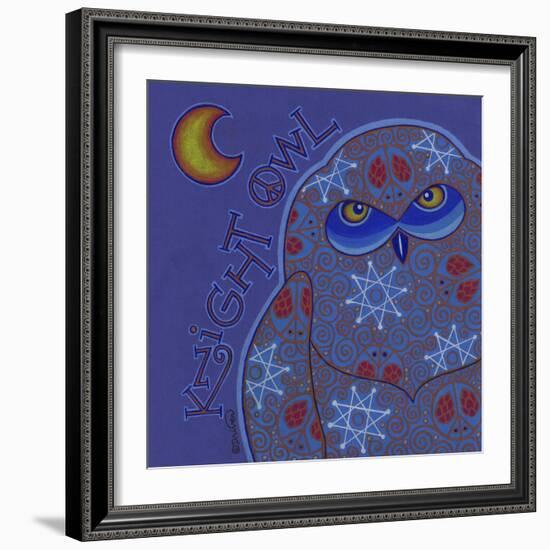 Owl I (Snowy Owl)-Denny Driver-Framed Giclee Print
