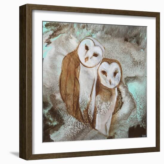 Owl II-Cecile Broz-Framed Giclee Print