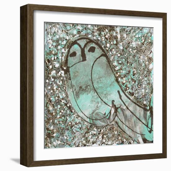 Owl III-Cecile Broz-Framed Giclee Print