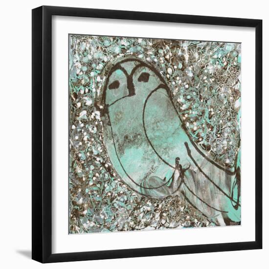 Owl III-Cecile Broz-Framed Giclee Print