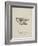 Owl Illustrations and Verses From Nonsense Alphabets Drawn and Written by Edward Lear.-Edward Lear-Framed Giclee Print