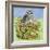 Owl in a Woodland Basket, 1993-E.B. Watts-Framed Giclee Print